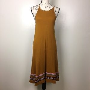 Asos Burnt Orange Boho High Neck Sleeveless